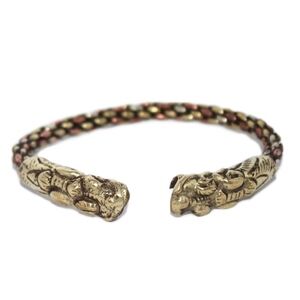 Copper Brass Dragon Cuff bracelet